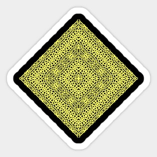 traditional pattern Sticker